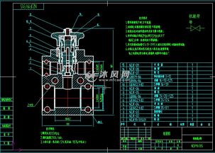 液压支架各种型号锥面截止阀装配图 CAD版